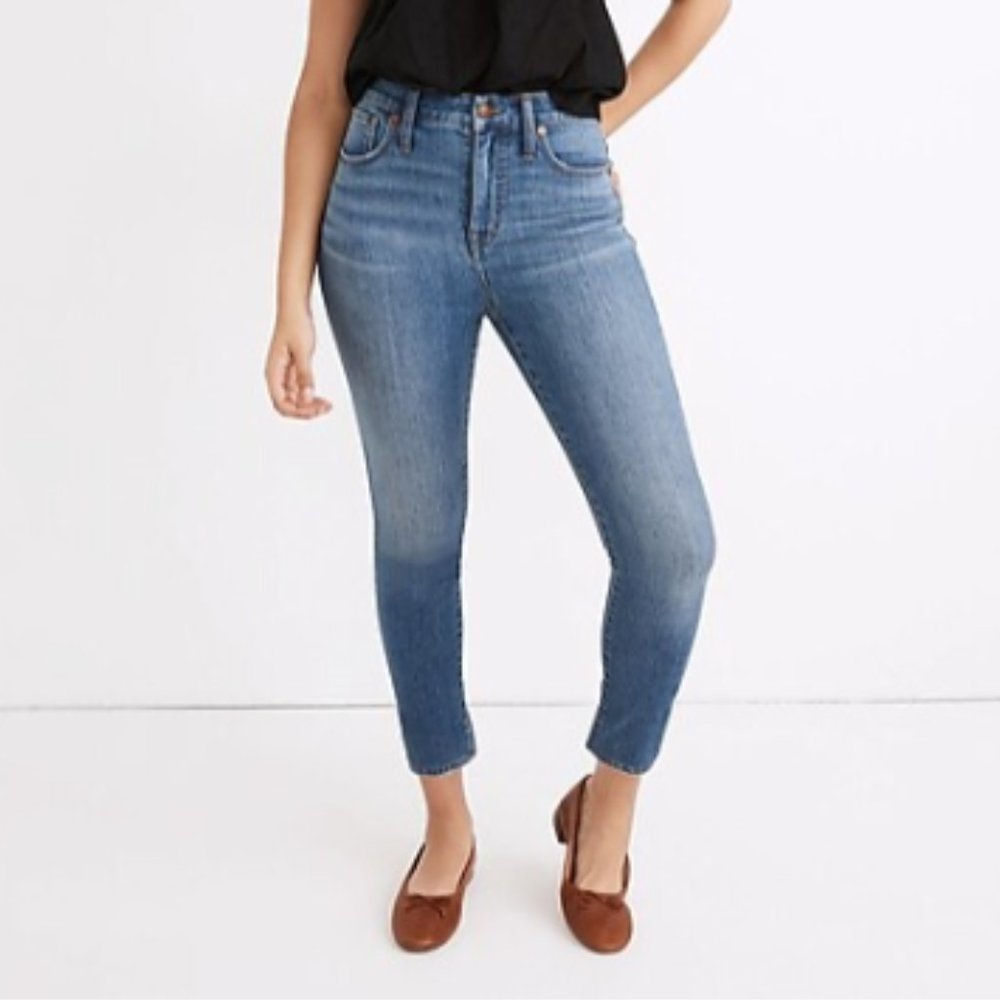Madewell Curvy High-Rise Skinny Crop Jeans size 26